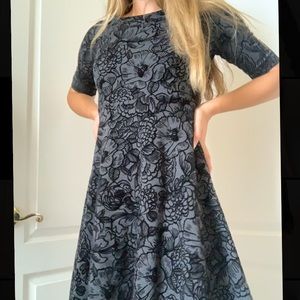 Land’s End Black 3/4 Sleeve Dress